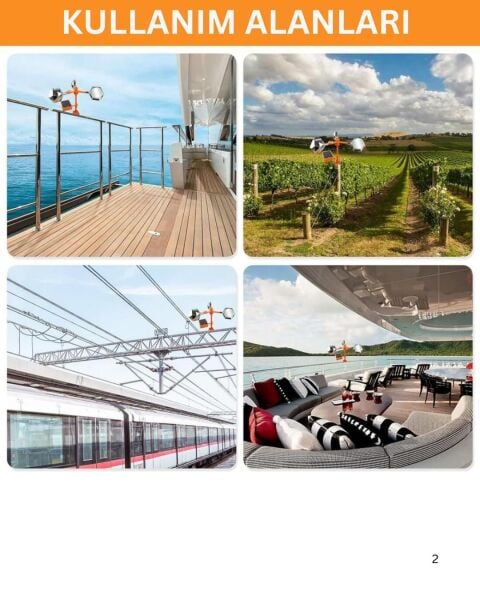 Rüzgar Gücüyle Çalışan Yansıtıcı Kuş Kovucu Sesli Reflektör