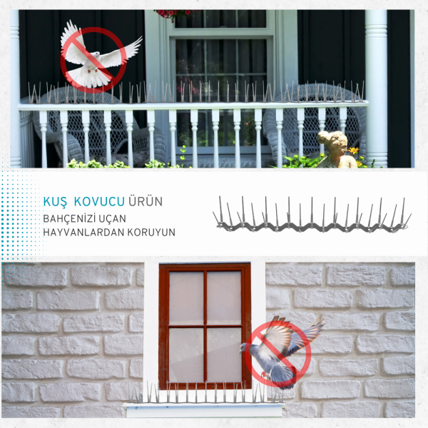 Polikarbon Kuş kondurmaz tel 4 metre