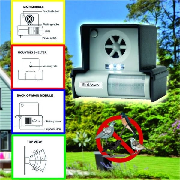 Ultrasonik Kuş Kovucu Leaven