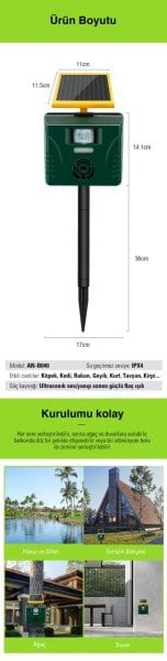Gelincik -Tilki-Sansar Kovucu Cihazlar