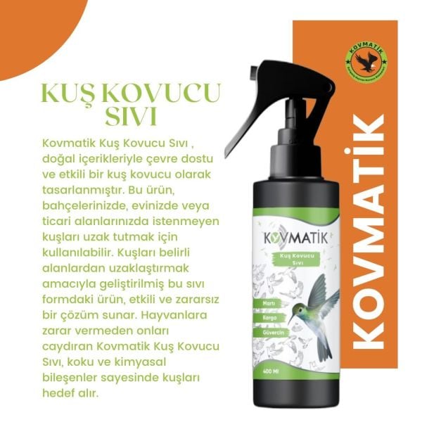 Kuş Kovucu Sıvı 500ML
