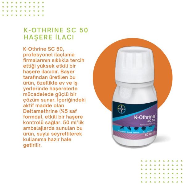 Bayer K-Othrine SC 50 Haşere Öldürücü