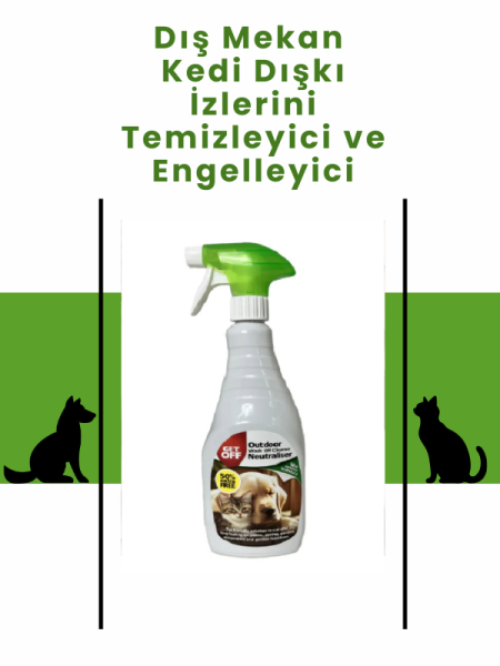 Dış Mekan Köpek Köpek Dışkı İzlerini Temizleyici ve Engelleyici Get Off