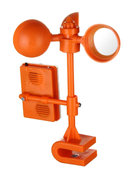 Rüzgar Gücüyle Çalışan Yansıtıcı Kuş Kovucu Sesli (19 CM)