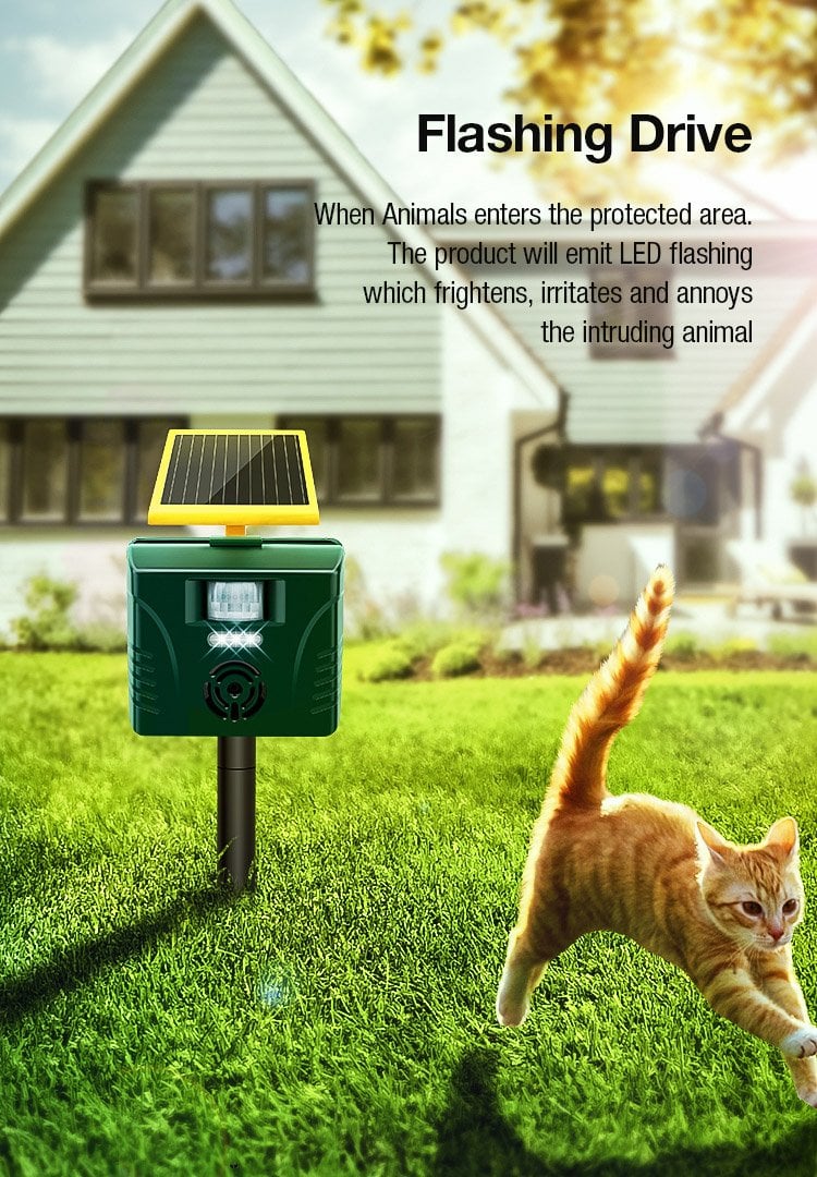 Kedi Köpek Kovucu Solar Cihaz