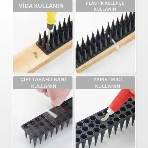 Kuş Kondurmaz Plastik Tel | Plastik Kuş Teli